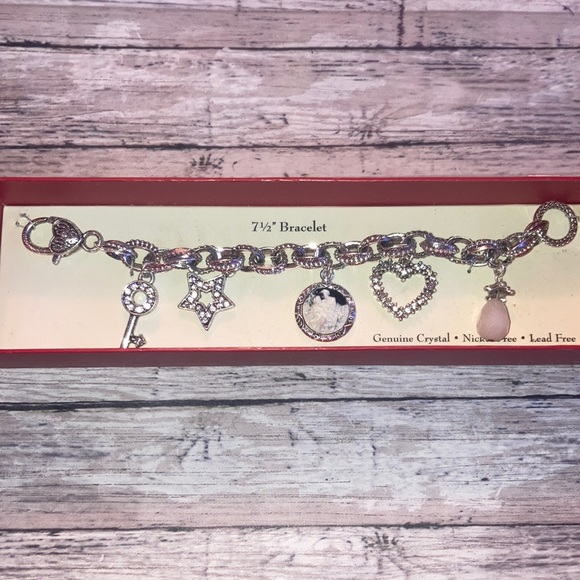 Vintage Jewelry - Vintage, Silver, Charm Bracelet